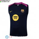 Senza Maniche Maglia Barcellona 2025/2026 Blu Navy Purpureo