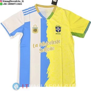 Thailandia Maglia Brasile Speciale 2026 Blu II Giallo