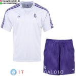 Maglia Set Completo Uomo Real Madrid Speciale 2025/2026 Bianco Purpureo