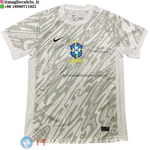 Thailandia Maglia Brasile Portiere 2024 Bianco