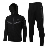 Giacca Felpa Cappuccio Set Completo Nike Nero Giacca Felpa Cappuccio Set Completo Nike Nero