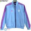 Giacca A Vento Arsenal 23-24 Blu Rosa
