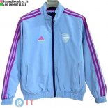 Giacca A Vento Arsenal 23-24 Blu Rosa