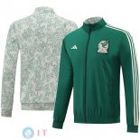 Giacca A Vento Barcellona Bambino 22-23 Verde Bianco