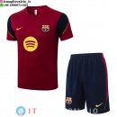 Formazione Set Completo Barcellona 2026/2027 Borgogna Giallo