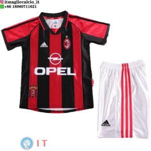 Maglia Bambino Ac Milan Prima Retro 1998