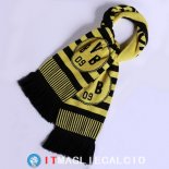 Sciarpa Calcio Borussia Dortmund Knit Nero Giallo