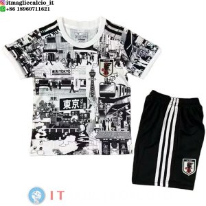 Maglia Bambino Giappone Speciale 2026 Bianco Nero