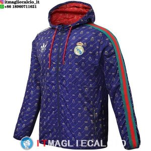 Giacca A Vento Real Madrid 2023/2024 Purpureo Rosso