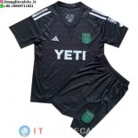 Portiere Maglia Set Completo Uomo Austin 2023/2024 Nero