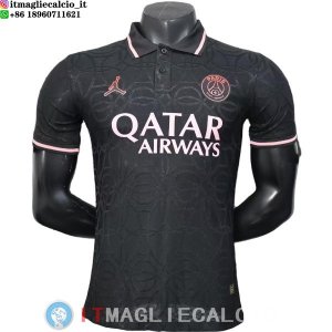 Maglia Paris Saint Germain Speciale Giocatori 2025/2026 Nero II Rosa