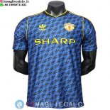 Maglia Manchester United Speciale Giocatori 2026/2027 Blu Giallo Maglia Manchester United Speciale Giocatori 2026/2027 Blu Giallo
