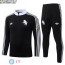 Felpa Da Allenamento Set Completo Juventus 26-27 Nero Bianco