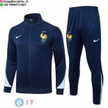 Giacca Full Zip e Pantaloni Allenamento Francia 2026 Blu Navy