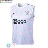 Senza Maniche Maglia Ajax 2023/2024 Bianco