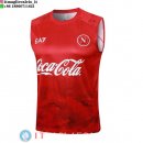 Senza Maniche Maglia Napoli 2024/2025 Rosso Bianco