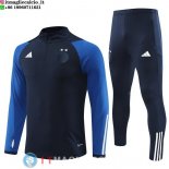 Felpa Da Allenamento Set Completo Bambino Algeria 2023 Blu