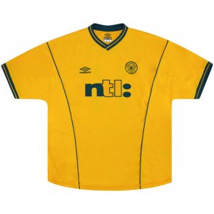 Retro Maglia Originali Celtic Seconda 2001/2003 Giallo