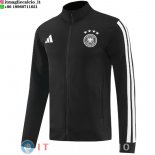 Giacca Full Zip Allenamento Germania 2026 Nero Bianco