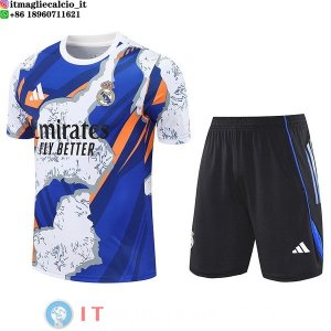 Formazione Maglia Set Completo Real Madrid 2025/2026 Blu Nero