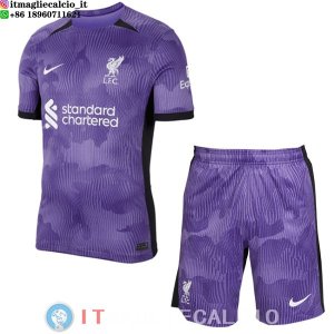 Maglia Set Completo Uomo Liverpool Terza 2023/2024