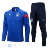Giacca Set Completo Italia 2022 Blu