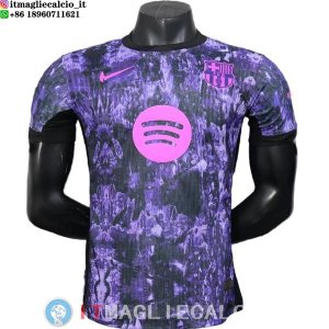Thailandia Maglia Barcellona Speciale Giocatori 2025/2026 Purpureo Nero