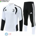 Tuta da Allenamento Bambino Juventus Mezza Cerniera 26-27 Bianco Nero Tuta da Allenamento Bambino Juventus Mezza Cerniera 26-27 Bianco Nero