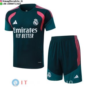 Formazione Maglia Set Completo Real Madrid 2026/2027 Verde Bianco I Rosa