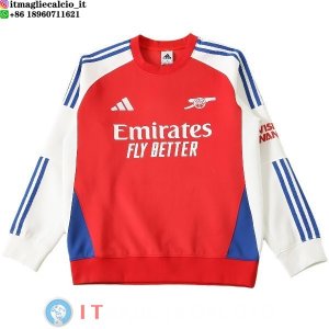 Felpa Girocollo Arsenal Uomo 26-27 Rosso I Nero