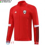 Giacca A Vento Arsenal 23-24 Rosso Bianco