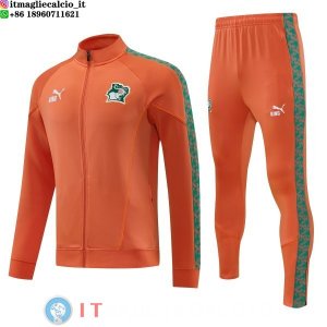 Felpa Da Allenamento Set Completo Costa De Marfil 2026 Arancione