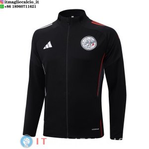 Giacca Full Zip Allenamento Ajax 2025/2026 Nero