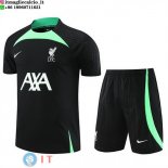 Formazione Bambino Set Completo Maglia liverpool 2023/2024 Nero Verde