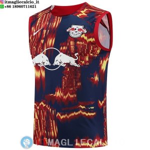 Senza Maniche Maglia Leipzig 2023/2024 Rosso Blu