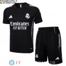 Formazione Maglia Set Completo Real Madrid 2025/2026 Nero Bianco