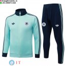 Giacca Full Zip e Pantaloni Allenamento Germania 2026 Verde Blu