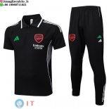 POLO Maglia Set Completo Arsenal 2025/2026 Nero Rosso Verde POLO Maglia Set Completo Arsenal 2025/2026 Nero Rosso Verde