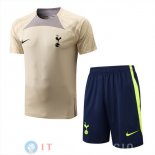 Formazione Maglia Set Completo Tottenham Hotspur 2022/2023 Giallo I Nero