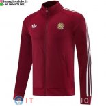 Giacca Full Zip Allenamento Spagna 2026 Borgogna