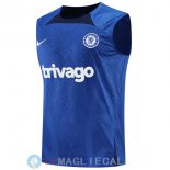 Senza Maniche Maglia Chelseao 2022/2023 Blu Bianco