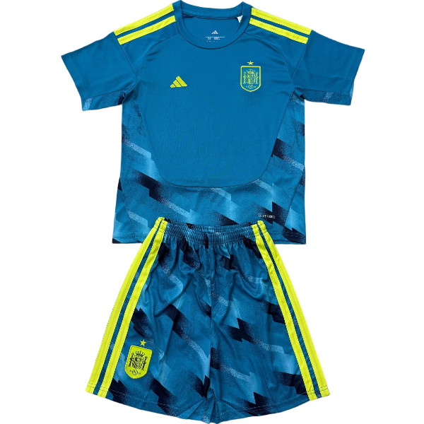 Maglia Bambino Spagna Portiere 2026 Blu Maglia Bambino Spagna Portiere 2026 Blu