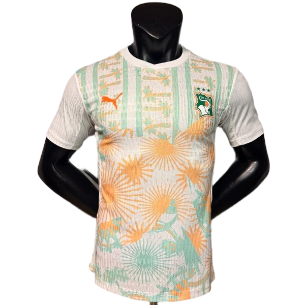 Maglia Costa d'Avorio Speciale Giocatori 2026 Bianco Maglia Costa d'Avorio Speciale Giocatori 2026 Bianco
