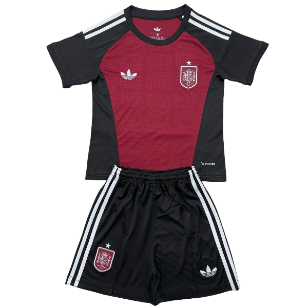Maglia Bambino Spagna Portiere 2026 Nero Maglia Bambino Spagna Portiere 2026 Nero